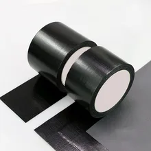 High Quality Resistant Writable Single Side Gaffa Tape Acrylic Adhesive Flat Clear Waterproof Black Duct Tape