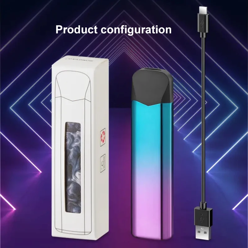 Lightweight Colorful Rechargeable Lighter Open Cover Burning Portable Multi-color Double-sided Cigarette Lighter