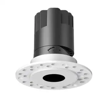 Modern Style SKD COB LED Downlight Aluminum Body Circular Ceiling Light Adjustable Angle Embedded Spotlight
