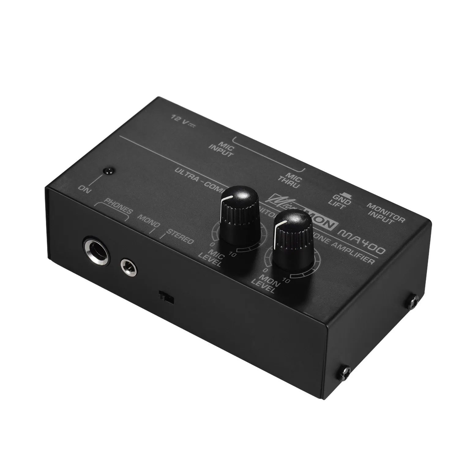 Monitor Headphone Amplifier Amp With Xlr Microphone Input 6.35mm Monitor Input 6