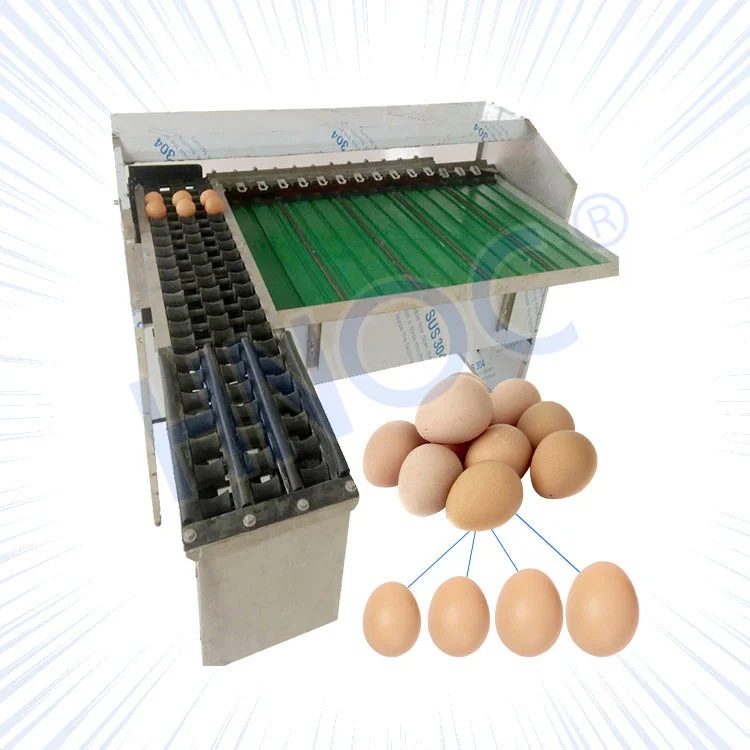 Small Scale Automatic Chicken Egg Weight Sorter Size Classify Grader Sort Egg Grade Machine by Weight