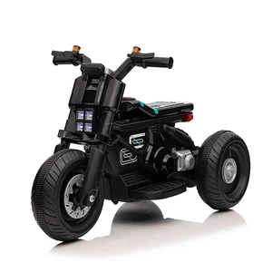 QS806 Electric Three-Wheeled Motorcycle Kids 6V Battery Plastic Material Light Feature Ride-On Toy 2-4 Years Forward Function