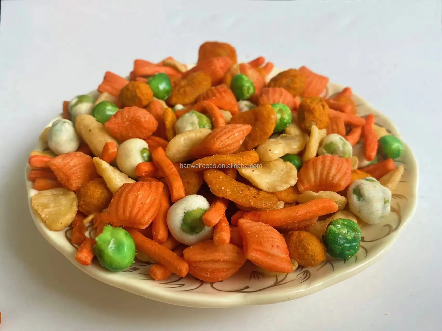 Delicious Oriental Mixed Nuts - Peanuts, Broad Beans, Shrimp Sticks, and Green Peas supplier