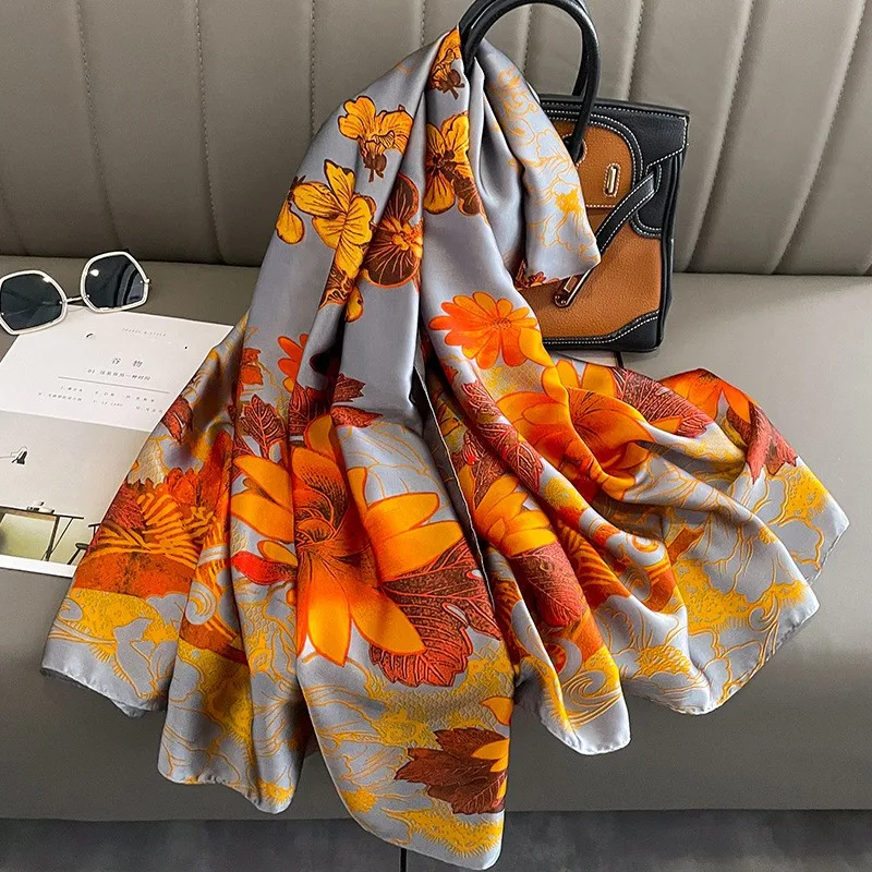 Wholesale Ready to ship luxury ladies name brand scarf fashion