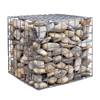 Manufacturers Price Baskets Galvanized River Mattress Woven Wire Mesh Hexagonal Stone Box Rock Cage