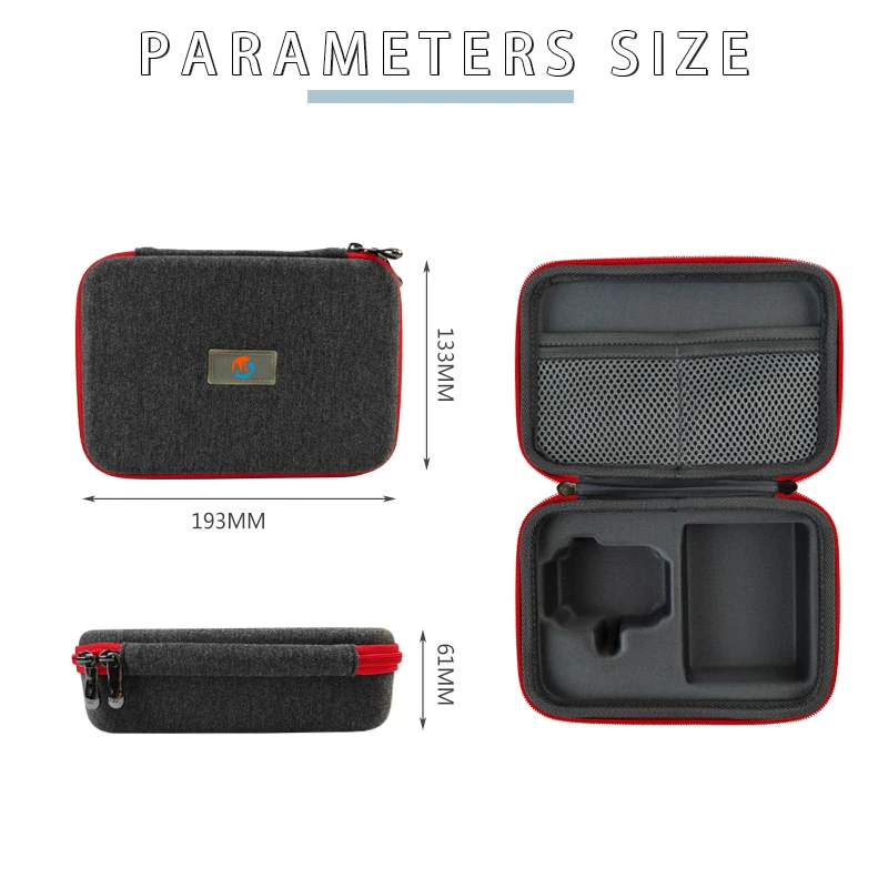 Small Custom Logo Medical Device Case Protective Tool Instrument Hard Bag EVA Tester Box With Foam Tray details