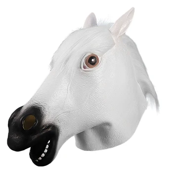 white horse mask