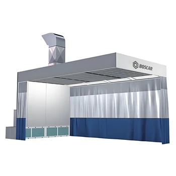 Car Prepare Station Spray Booth for Polishing Cabina De Pintura Auto Paint Booth Vehicle Sanding Grinding Room