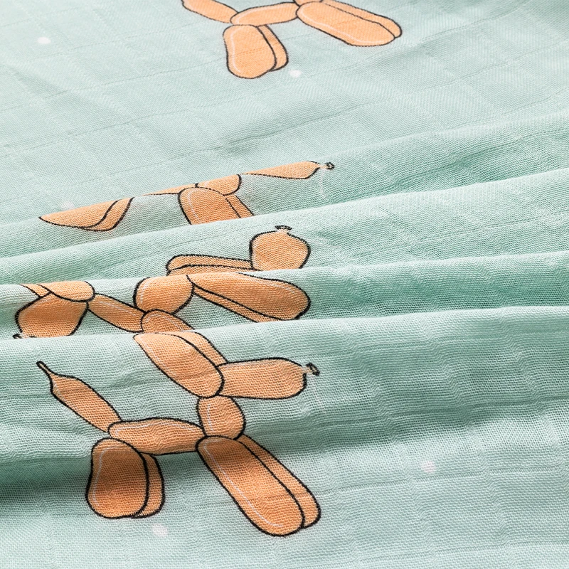 Муслиновое дерево с цветным принтом на заказ удобное домашнее детское муслиновое