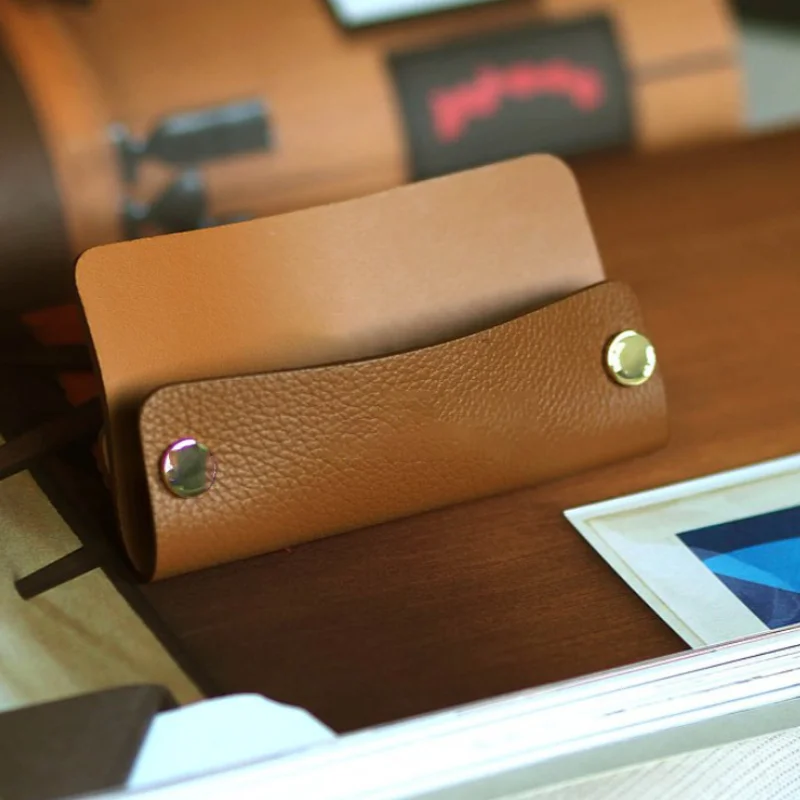 Органайзер для визитных карточек из искусственной кожи