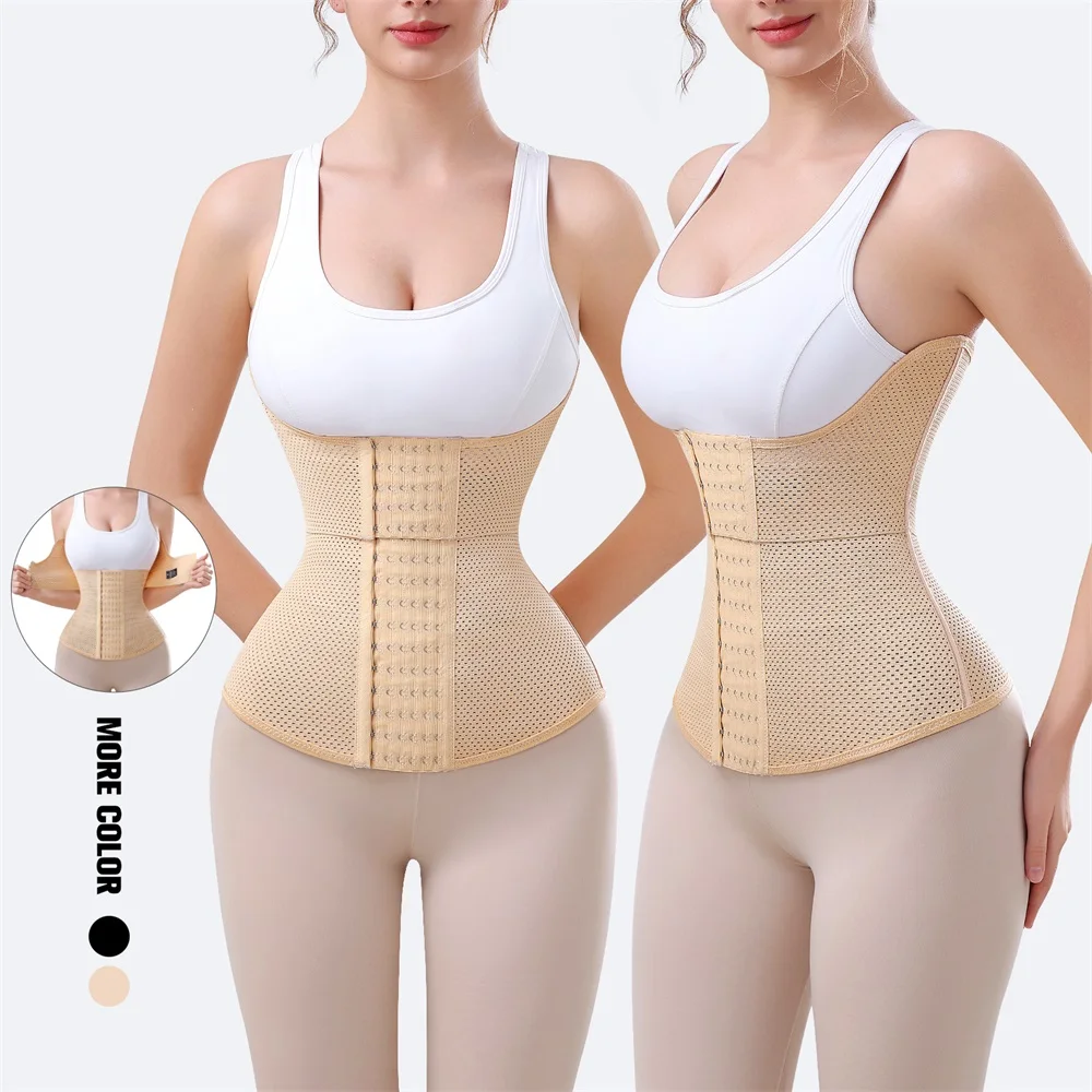 Waist Trainer Shaperwear Tummy Control Shaper Waist Cincher Trimmer Belt Double Trimmer Shaping Wrap Girdle Full Body Corset