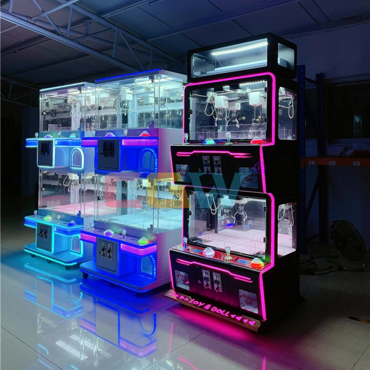 CGW 2 Player Toy Story Mini Crane Claw Machines Coin Operated Chocolate Claw Machine Candy Game Multi Crane Vending Machine