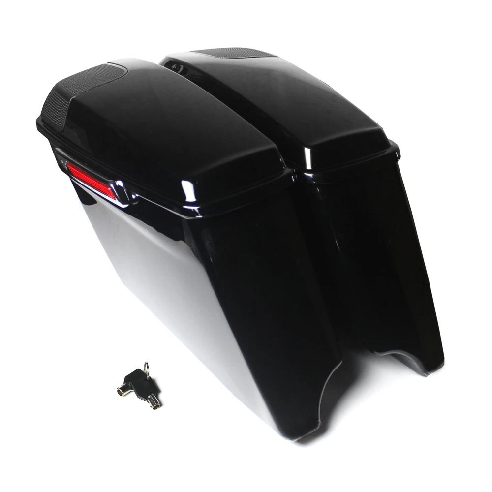 Motorcycle ABS Plastic Curve CVO Stretched Hard Saddlebags Kit
