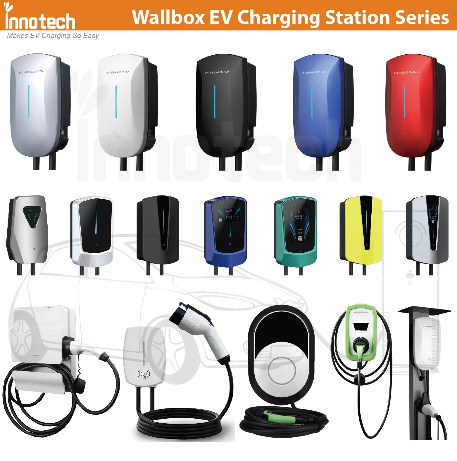 Innotech Ev Charger Adapte Type 2 To Schuko 16a 1phase Car Ev Charger Adapter China Wholesale Ev