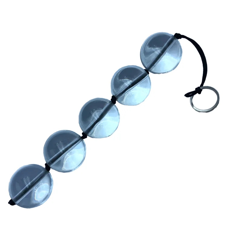 Perles anales en verre de 50mm et boules vaginales Plug Anal masseur en  cristal jouets sexuels anaux pour femmes