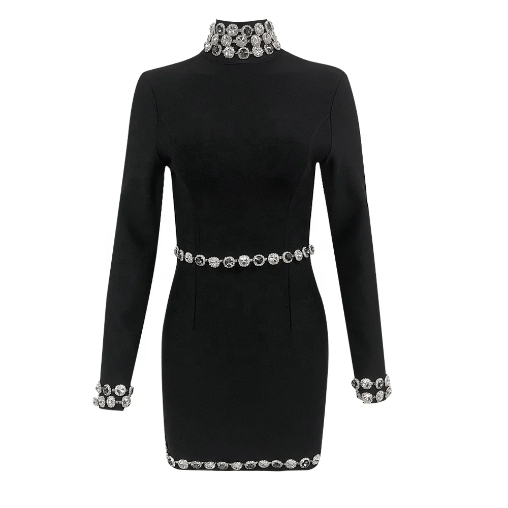black diamond mini dress Diamonds and Pearls Mini Dress