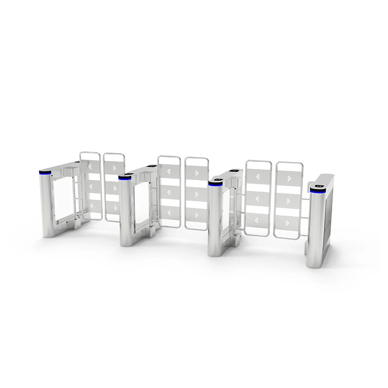 Pedestrian Access Control Automatic Anti Crossing Entrance Turnstile Gate Barrier Swing for Supermarket Oem