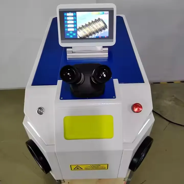 Hot Sale 200W Desktop Integrated YAG Laser Welding Machine 40J Gold and Silver Jewelry Directly Integrated into Desktop Type