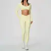 Yellow Top+Leggings Set