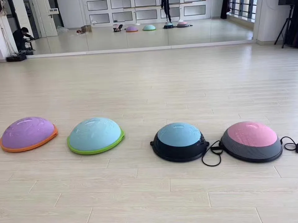 Balance Ball Trainer With Resistance Bands And Foot Pump, Inflatable - View #4