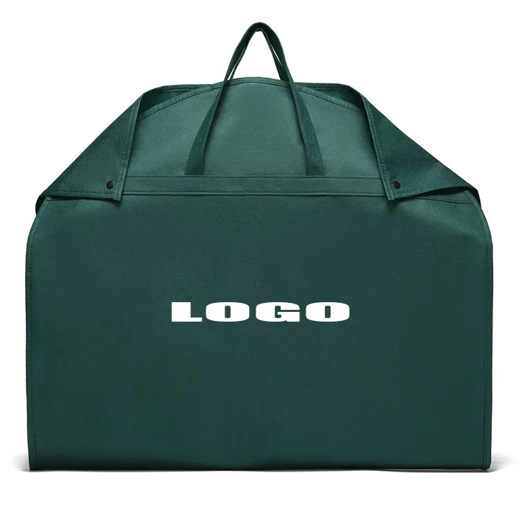Custom Branded Logo Luxury Foldable Compostable Non Woven Zipper Convertible Carry Fashionable Superior Quality Organza Suit