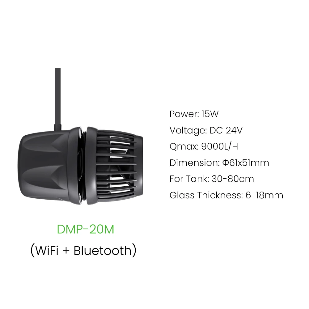 Jecod Jebao DMP-30水流ポンプ Jebao Jecod DMP-10/20/30/40 New Smart Bluetooth App Cordless