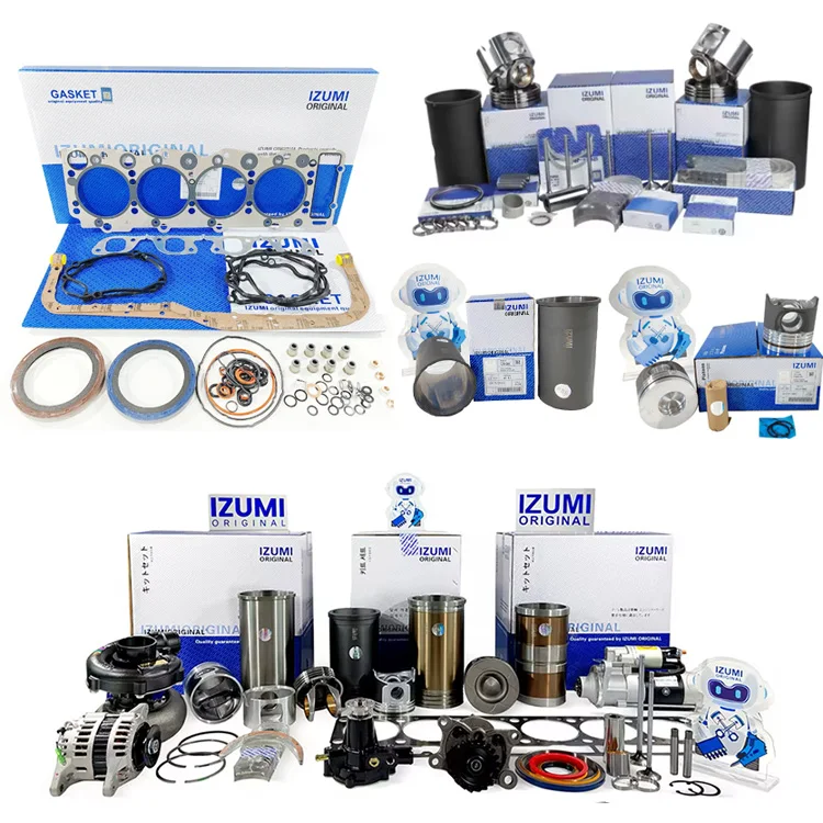 IZUMI ORIGINAL 4HE1 4HE1T Overhaul Rebuild Kit Diesel Engine Parts For ISUZU