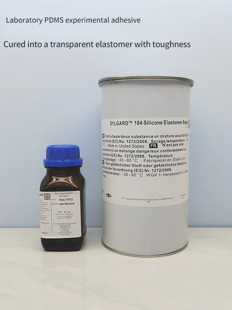DC184 Original PDMS Polydimethylsiloxane High Transparency Optical Adhesive