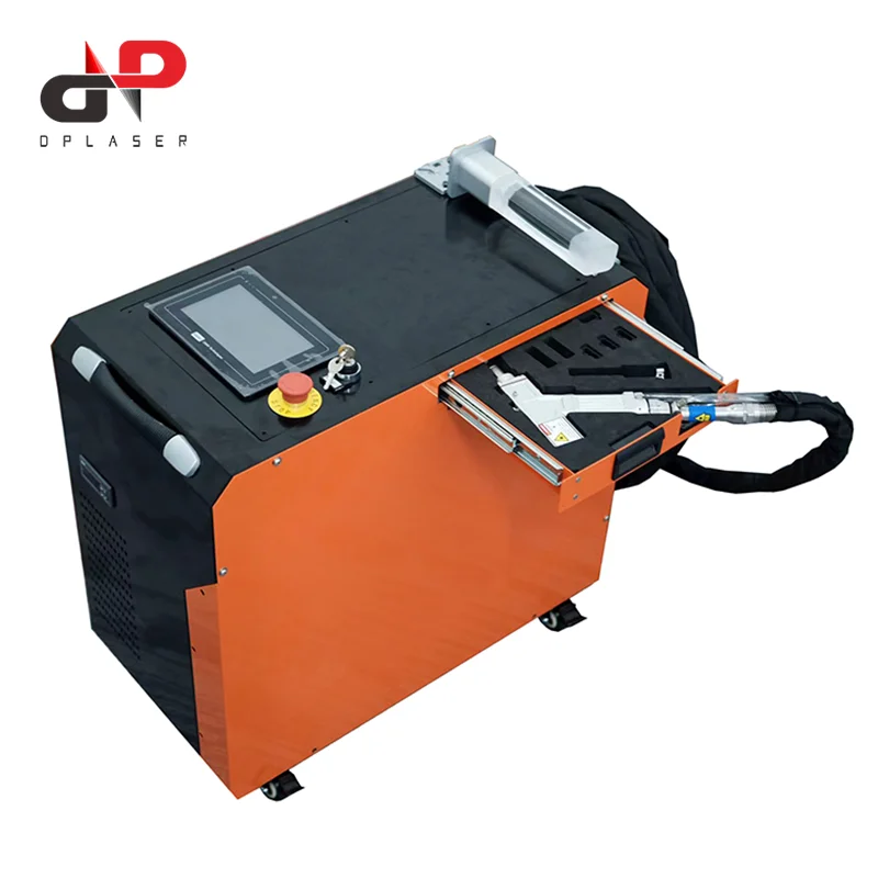 Портативный 1000 Вт ручной волоконный лазер сварочная машина для резки и