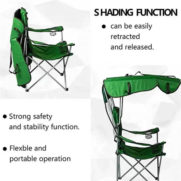 Clip-Regenschirm Für Outdoor-Stühle 26 Zoll UPF 50 – Tragbarer Sonnenschirm Mit Universalklemme (Blau)