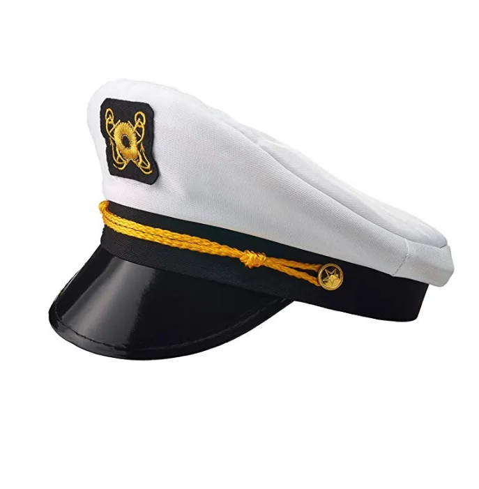 Hbht04游艇船长帽子 带刺绣徽标成人服装配件的水手船船长帽 Buy 军用海军帽 遮阳帽 户外帽帽product On Alibaba Com
