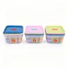 Set 3 piezas cuadrado estampado -1200ML