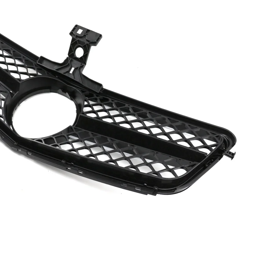 product tiypeor car front bumper grille chrome plated matte black amg front grille for mercedes benz w204 2007 2014 models-12