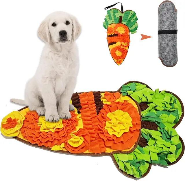 Best Manufacturer Dog Slow Food Mats Skills Training Dog Puzzle Pet Snuffle Feeding Mat for Cats