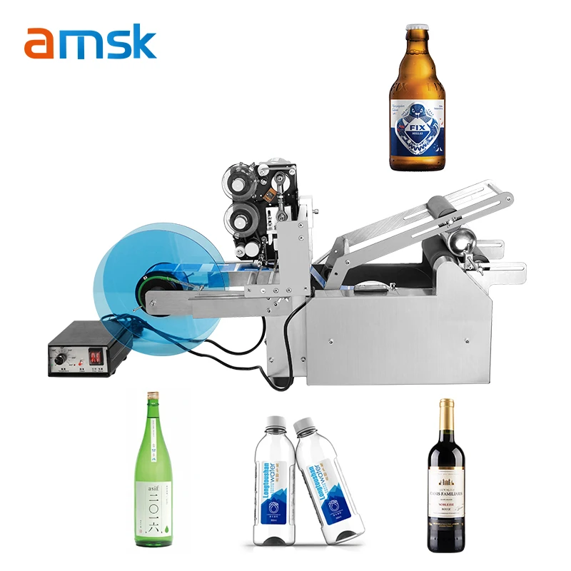 MT-50D Semi-Auto Cosmetic Jar Labeling Machine with Date Coding