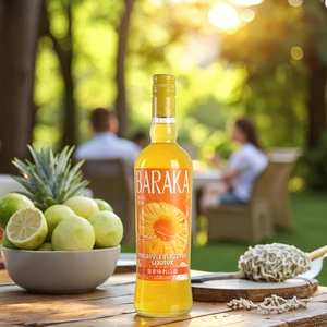 Factory Supply High Alcohol Content Pineapple Liqueur Strong ABV 700ml Bottle Pineapple Cordial Bar Mixology Liquor Store Bulk