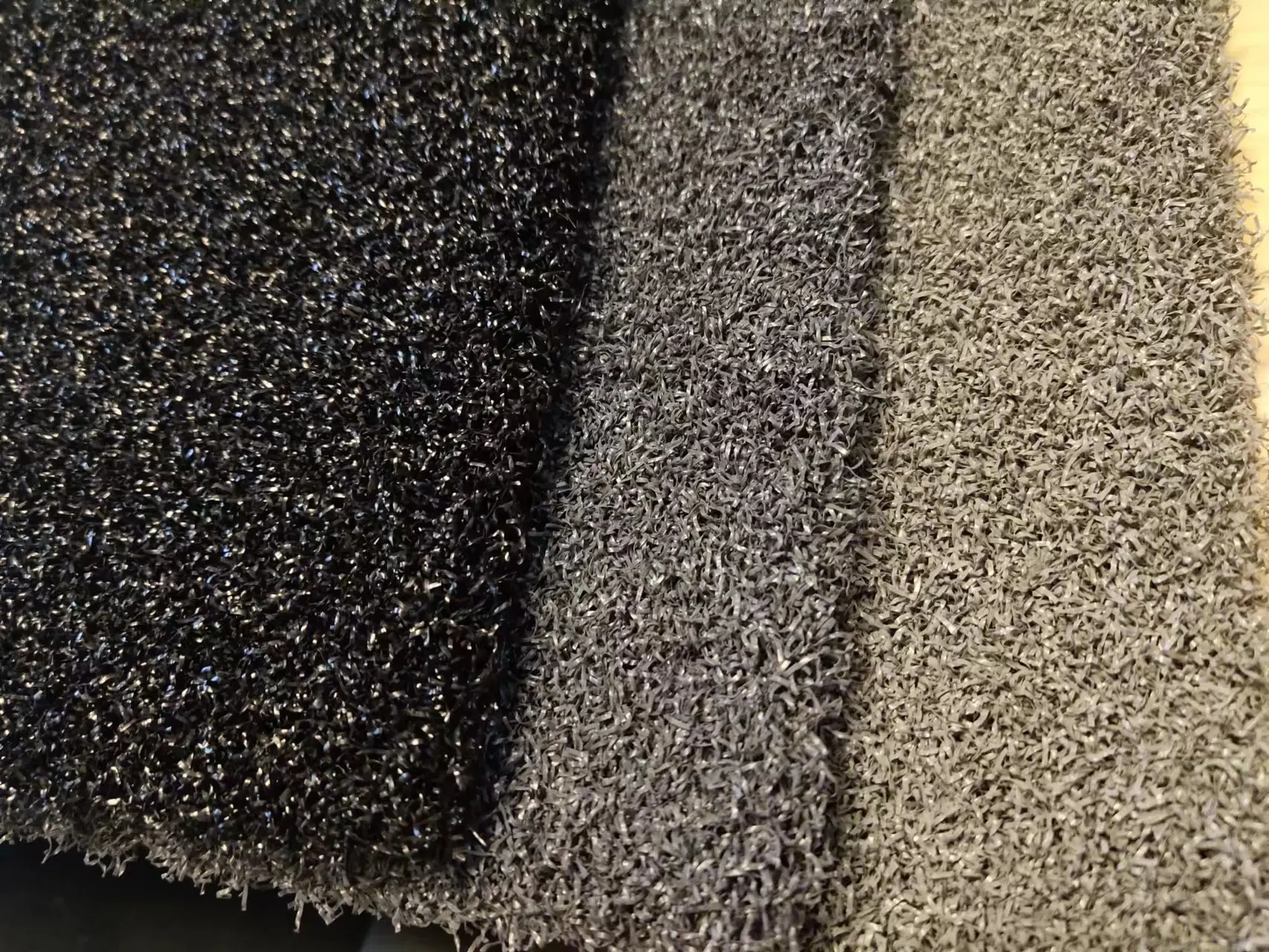 Synthetic Fake Grass Outdoors Gray Artificial Turf Carpet With White Lines Customization Buy