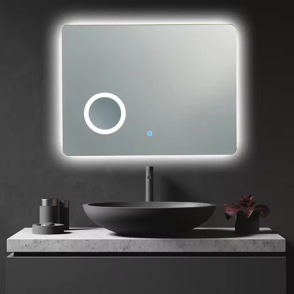 Factory Direct Sale Home Decor LED Wall Mounted Bathroom Vanity LightedMake Up LED Smart Mirror With Lights