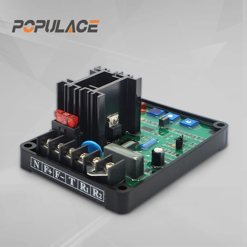 Placa Reguladora De Voltaje Automática GAVR-12A Para Generador - Regulador AVR - Color Negro