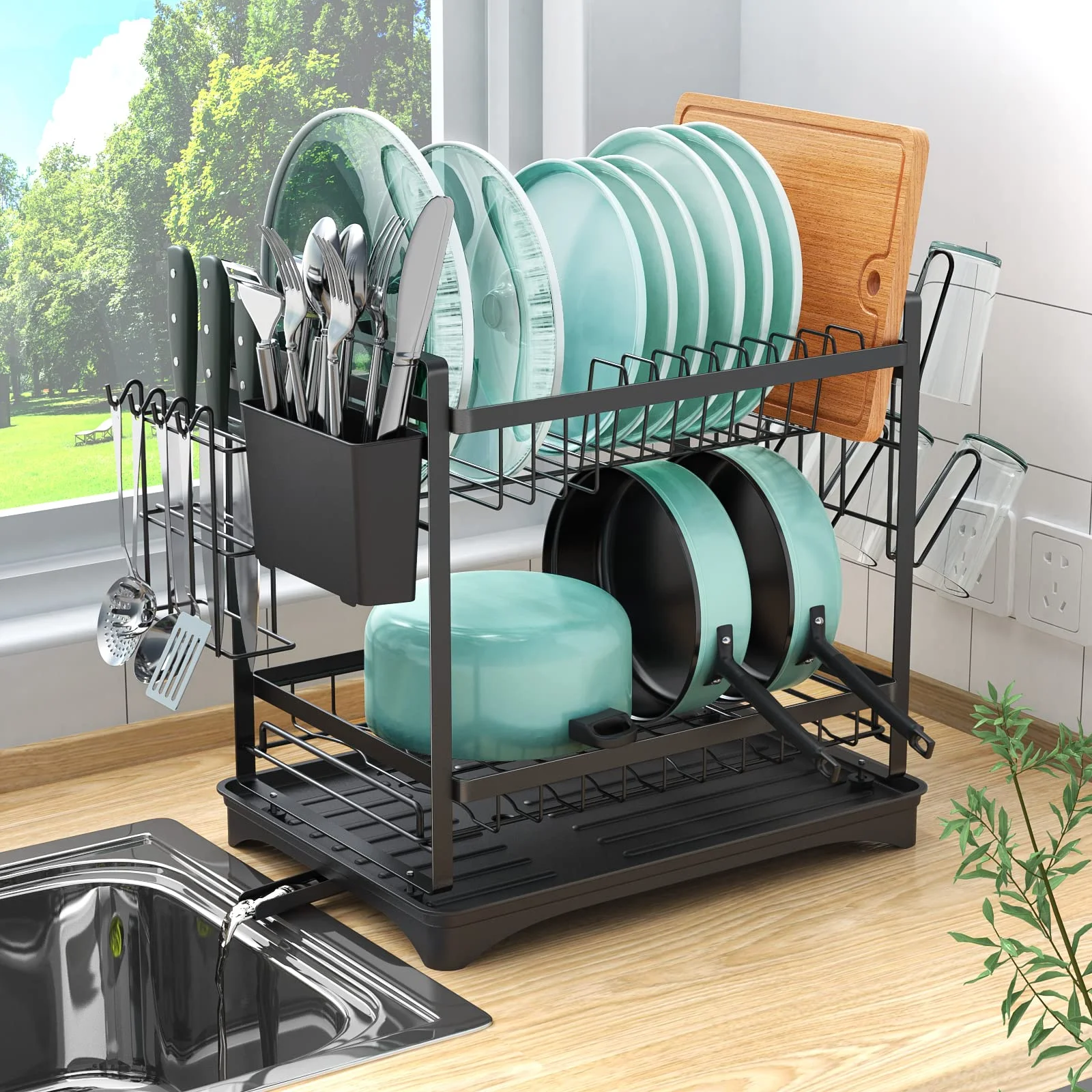  ORZ Dish Drying Rack, Dish Racks for Kitchen Counter