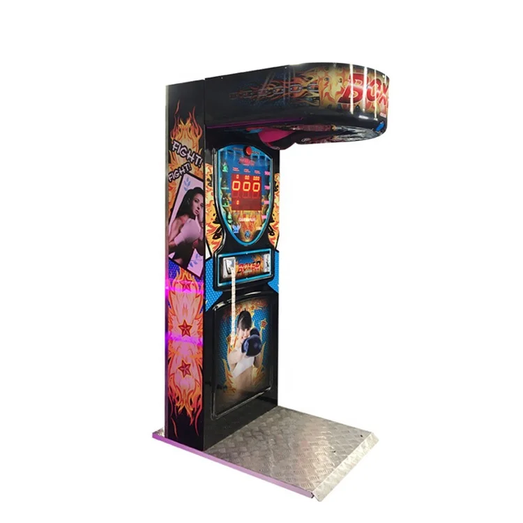 LCD ゲーム デジタル ボクシング 楽しいコイン式電子ゲームハンマーボクシングマシンアーケード