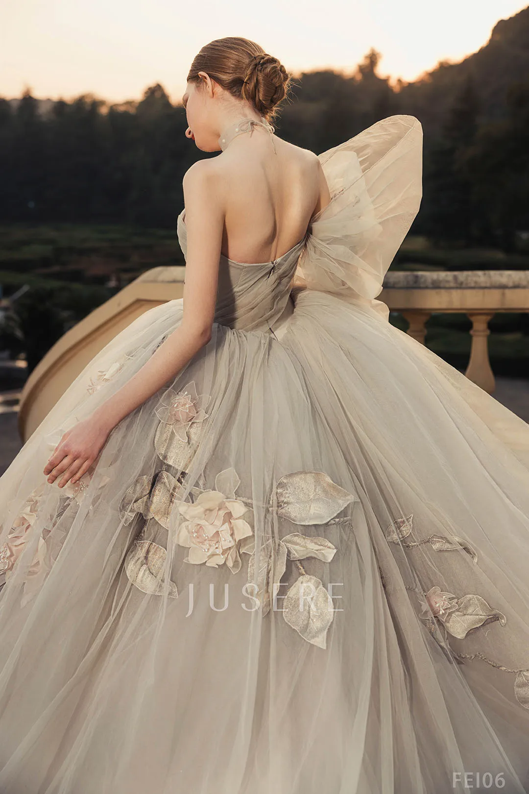 jusere wedding and evening dresses Jasz Couture - 6300 Sheer Side Paneled Fitted Evening Dress 00 / Black main image 0