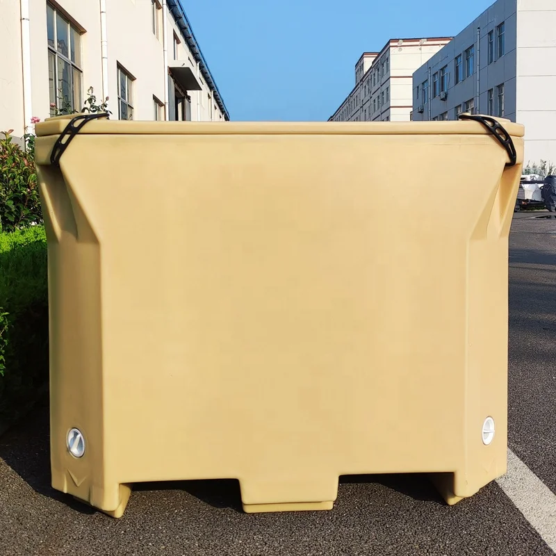 Customized 660L Sea Food Transport Cooler Box Fish Insulated Pallet ...