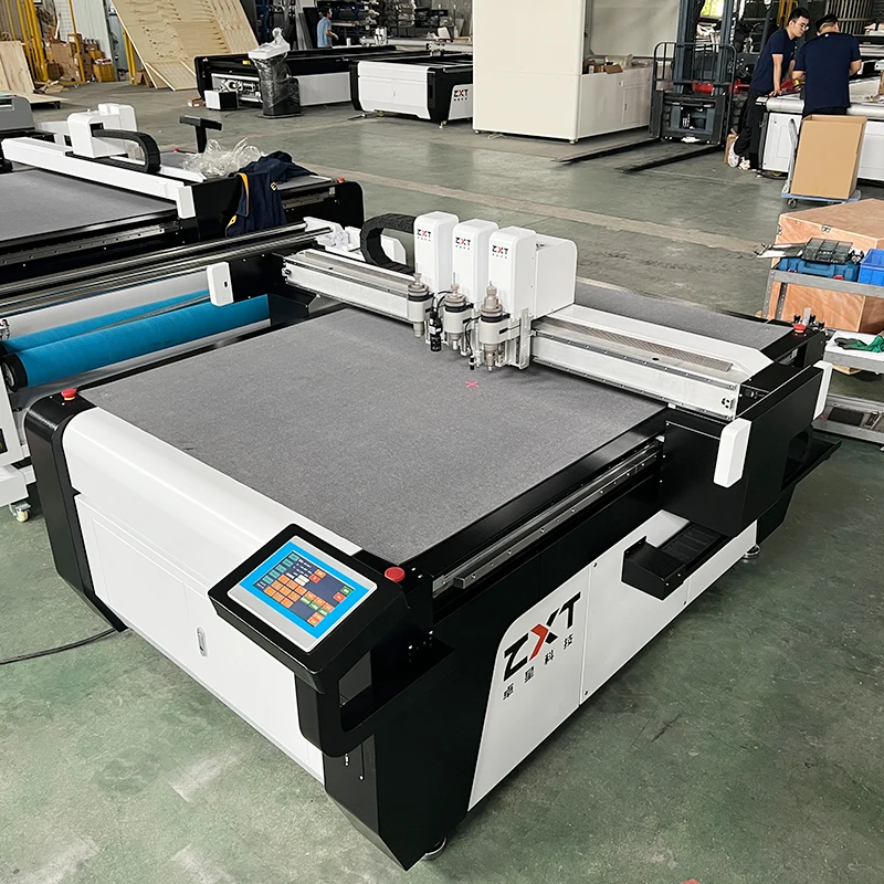 ZXT Digital CNC Cardboard Box Sample Making Machine KT Board Automatic Creasing Vibration Knife Cutter Machine
