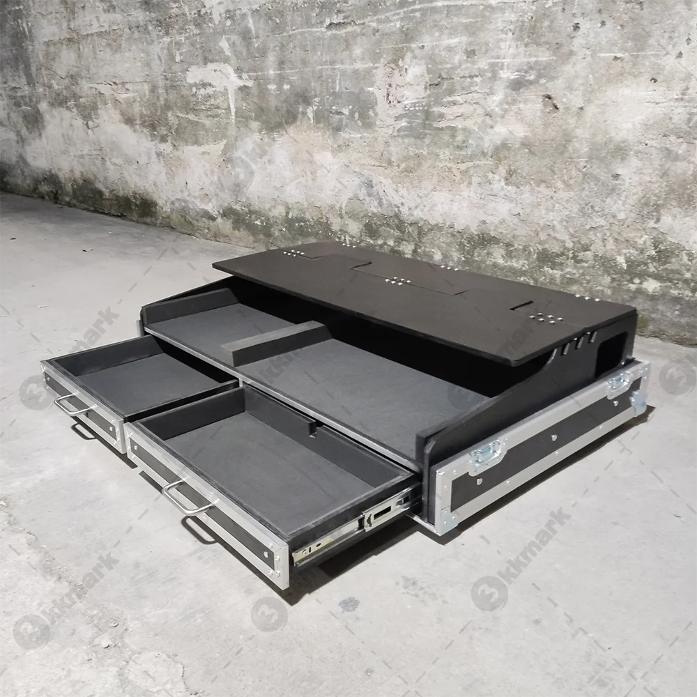 KKMARK Customized Lighting Controller Console Flight Case for GrandMA2 GrandMA3 OnPC CommandWing Faderwing