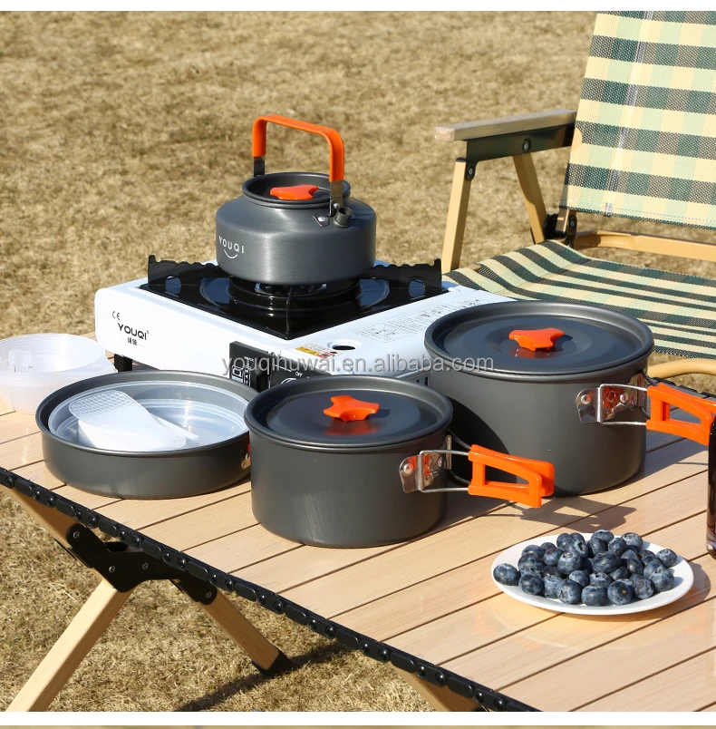 YOUQI Portable Cooking Set Perfect for Camping Hiking