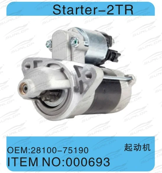 Hiace Starter 2tr 2810075190 For Hiace Kdh 200 Buy Starter 2tr,Hiace