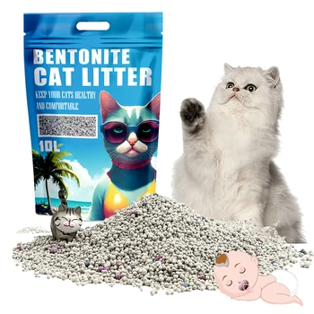Hot Selling Ball Shaped Bentonite Cat Litter OEM / ODM Multi Fragrance Strong Clumping Cat Litter