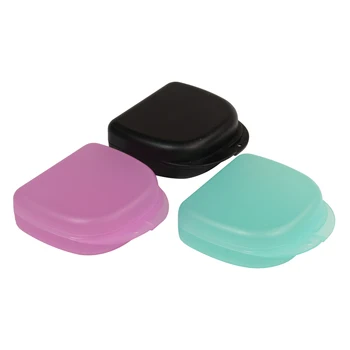 High quality frosted surface dental retainer case orthodontic box with good texture