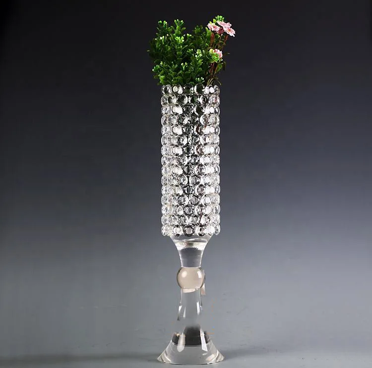 product cheap wholesale transparent home desktop decorations luxurious and elegant crystal glass vases-6